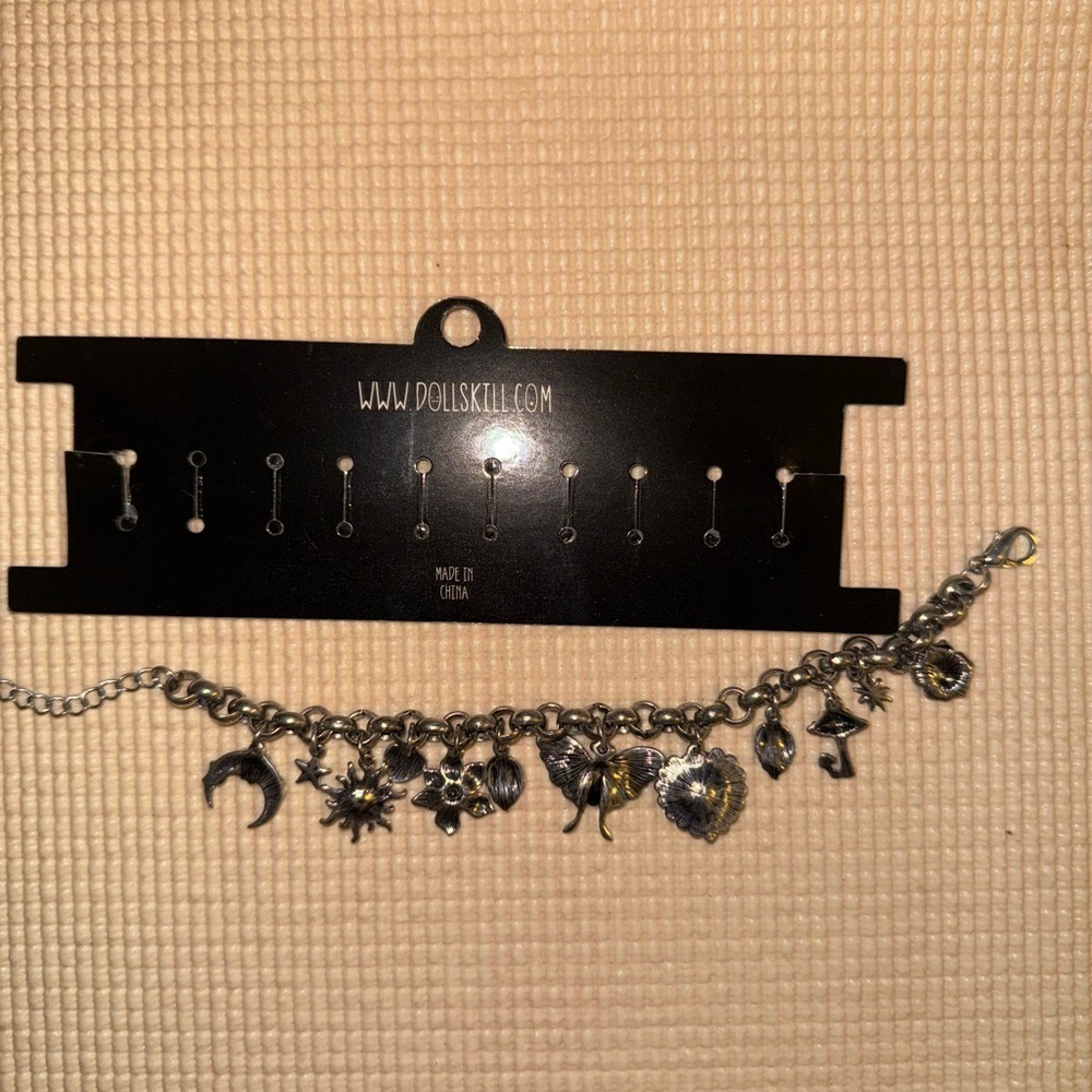 Dolls kill current mood charm bracelet